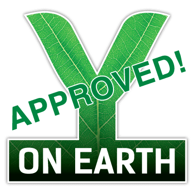Y on Earth Approved Logo