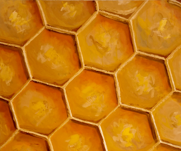Honeycomb Painting Cropped