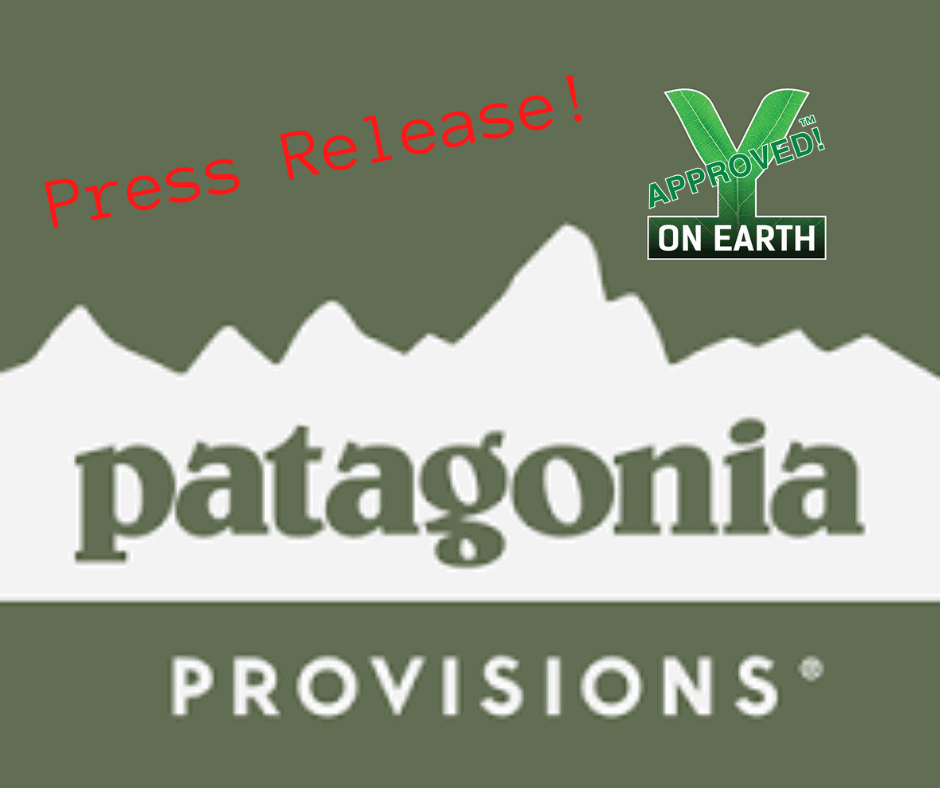 Patagonia Provisions - Y on Earth Approved - Affiliate Partnership Press Release